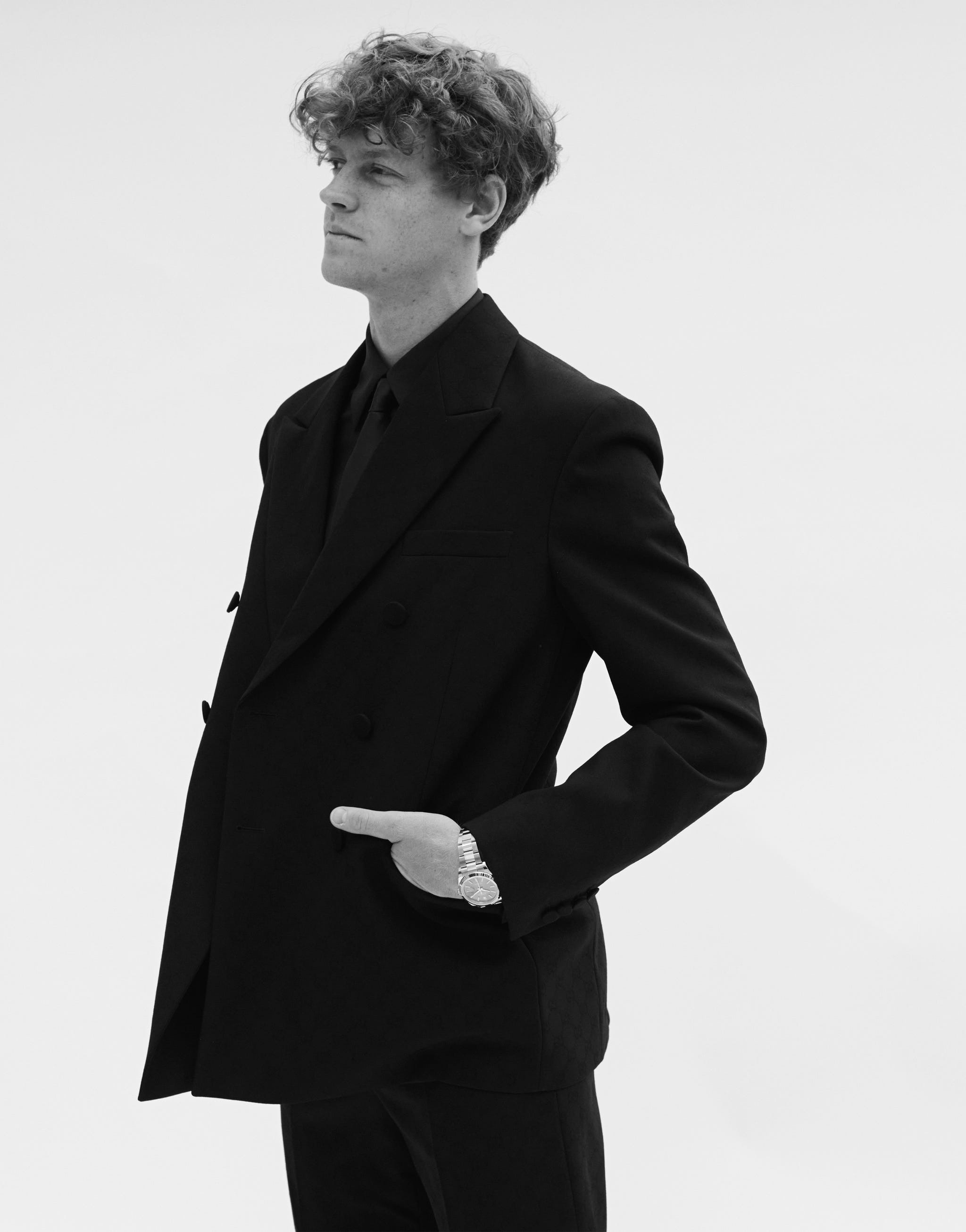 Jannik Sinner,  Jannik Sinner rolex,  tay vot Jannik Sinner,  dong ho Jannik Sinner,  vo dich Australian Open anh 4