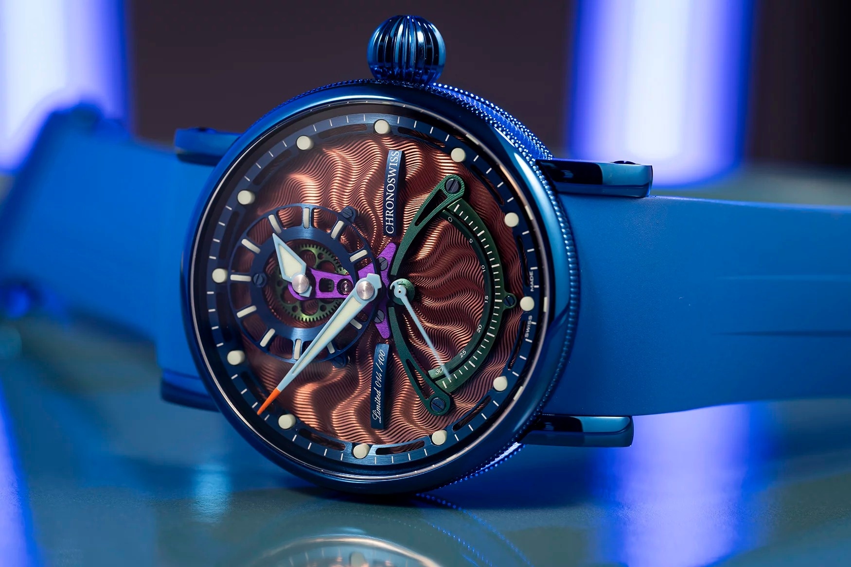 On Wrist znews,  dong ho tuan,  Le Regulateur Fleury,  Louis Erard,  Hop phan trang diem anh 9