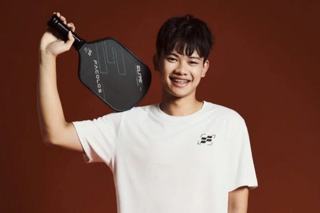 Tay vot pickleball Viet 17 tuoi gianh ve vao ban ket PPA Tour chau A hinh anh