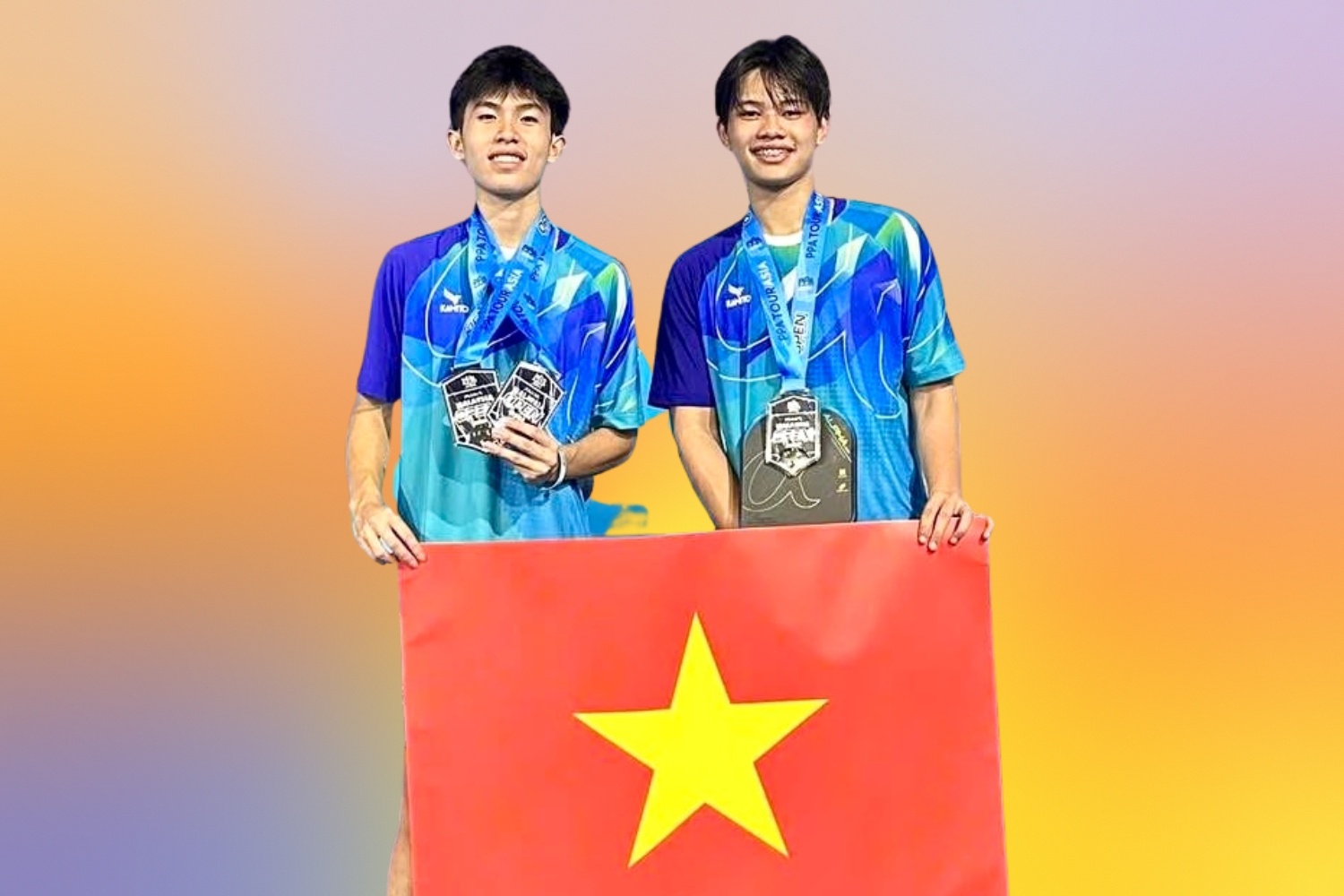Doan Viet Nam co HCV pickleball dau tien o PPA Tour chau A hinh anh