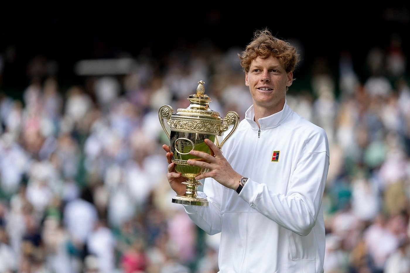 Jannik Sinner tỏa sáng cùng Rolex Daytona Everose tại Wimbledon