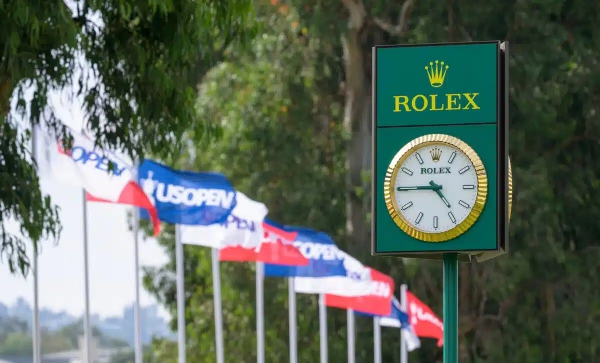 Rolex,  Donald Trump,  US Open,  thue quan,  dong ho Thuy Si,  cang thang thuong mai anh 1