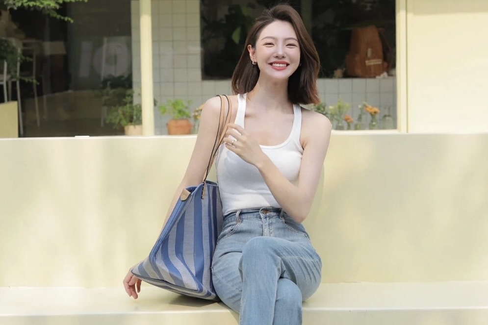 Chiec quan jean gay chia re hinh anh