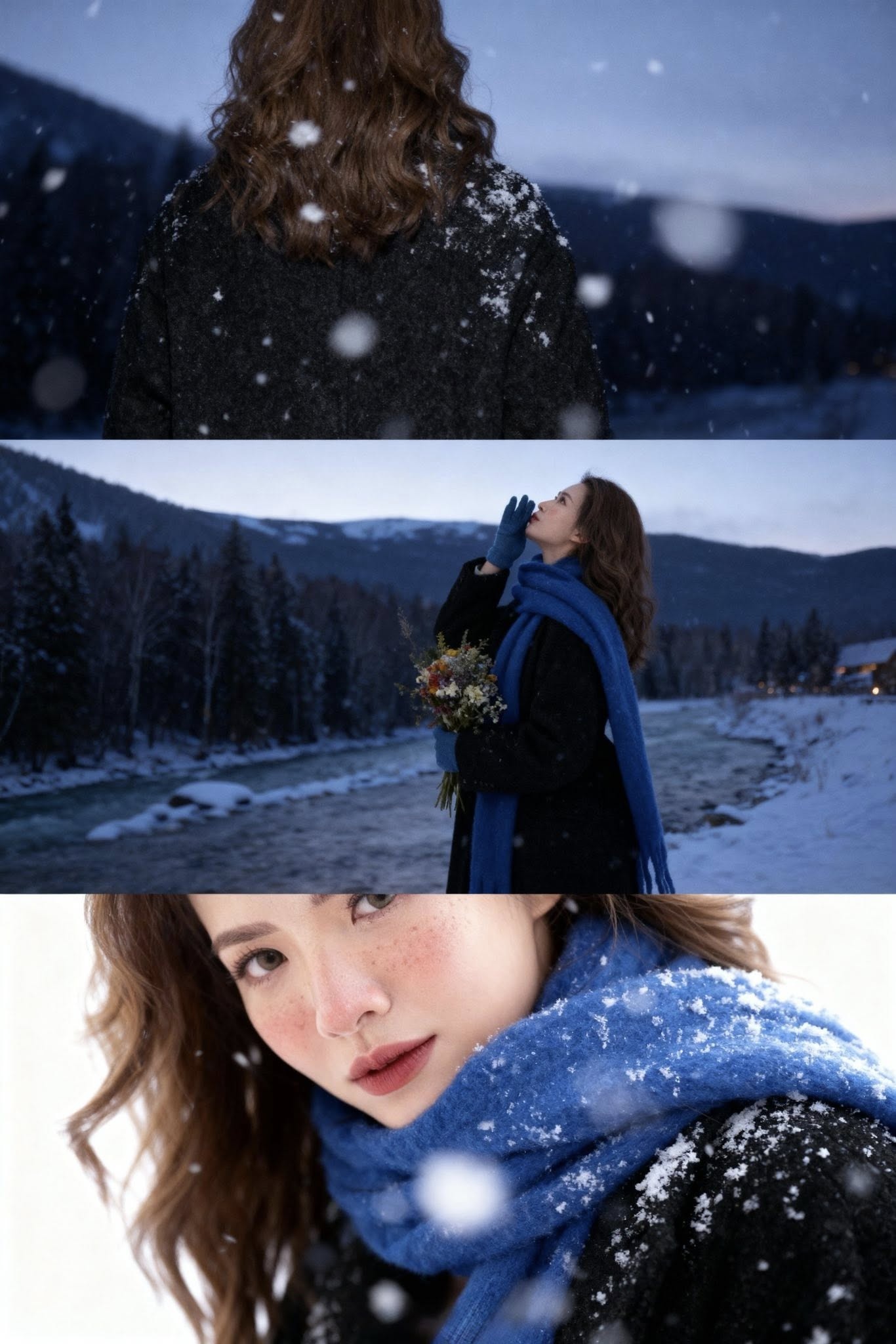 tao anh mua tuyet AI, trao luu mang xa hoi anh 1