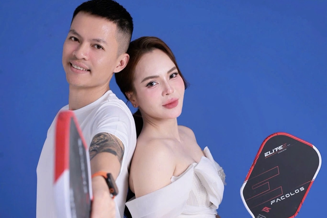 Anh cuoi cam vot pickleball gay chu y cua Anh Chu Pickleball hinh anh