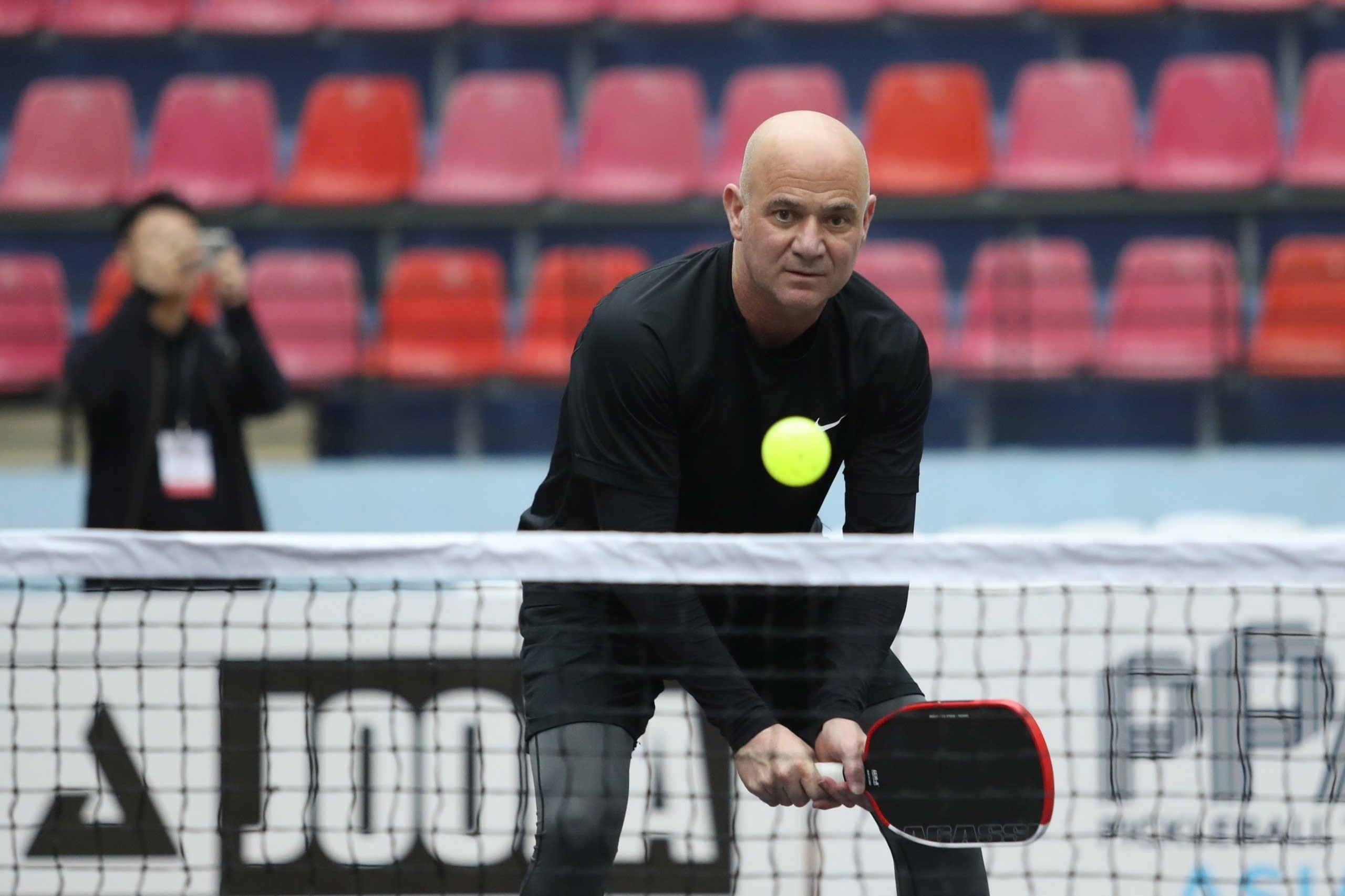 pickleball,  tennis,  Naomi Osaka,  Jannik Sinner,  Andre Agassi,  Steffi Graf, anh 2