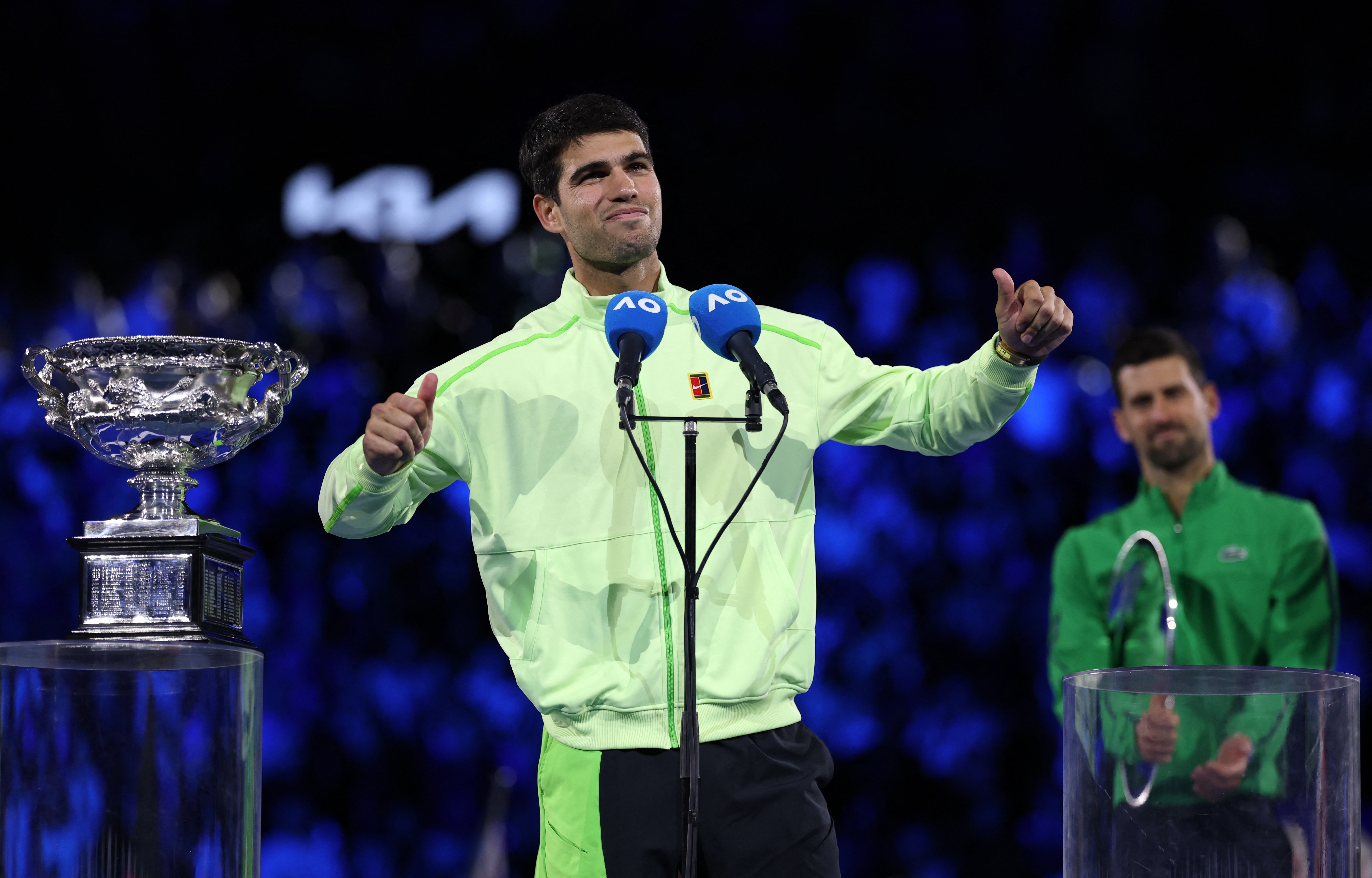 Rolex,  dong ho,  Carlos Alcaraz,  Australian Open anh 8