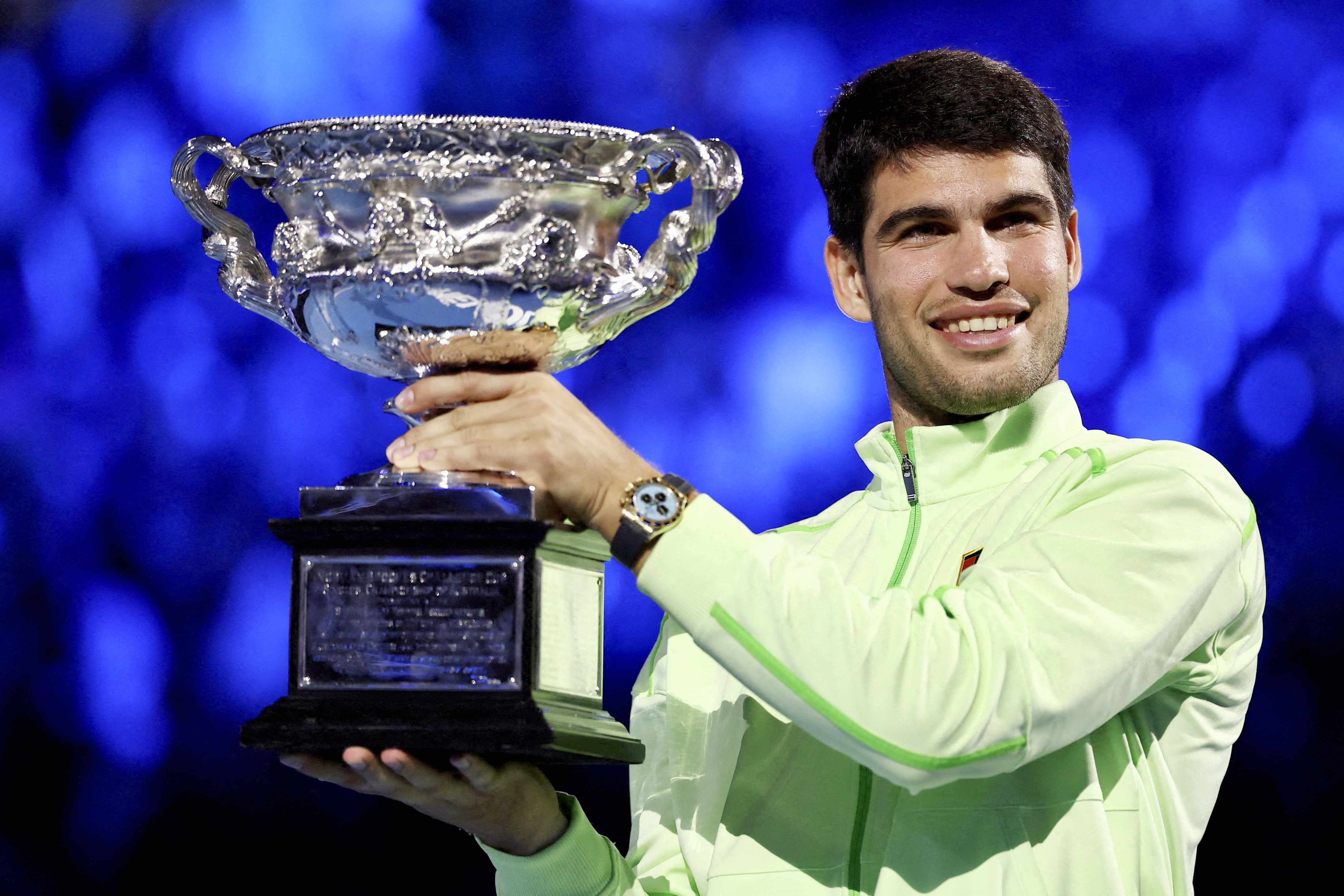 Rolex tren tay nha vo dich Career Grand Slam tre nhat lich su hinh anh