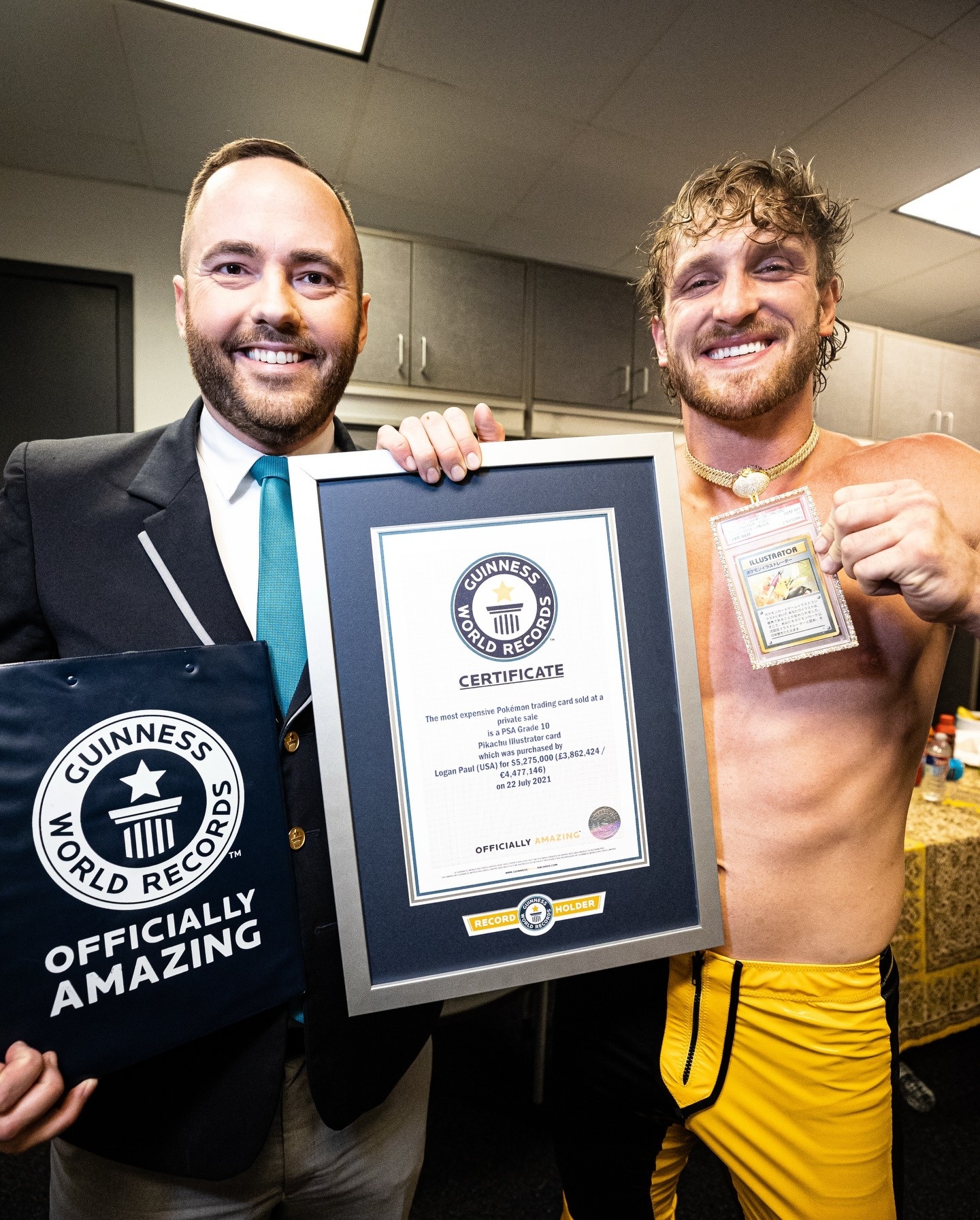 ky luc,  the,  Pokemon,  Logan Paul,  Pikachu Illustrator anh 1