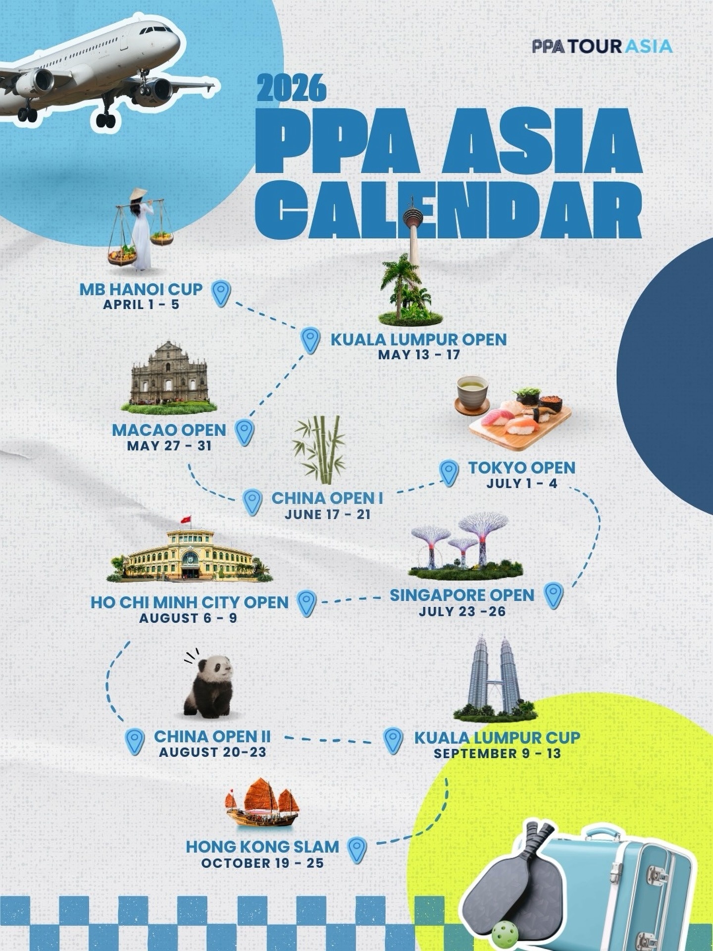 PPA Tour,  viet nam,  PPA Tour Asia 2026,  ha noi,  ly hoang na anh 1