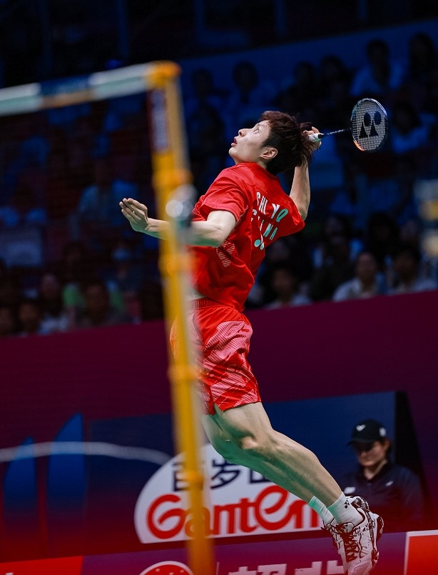 cau long,  nam than,  Shi Yuqi,  Li Shifeng,  Lu Guangzu,  Weng Hongyang. anh 2