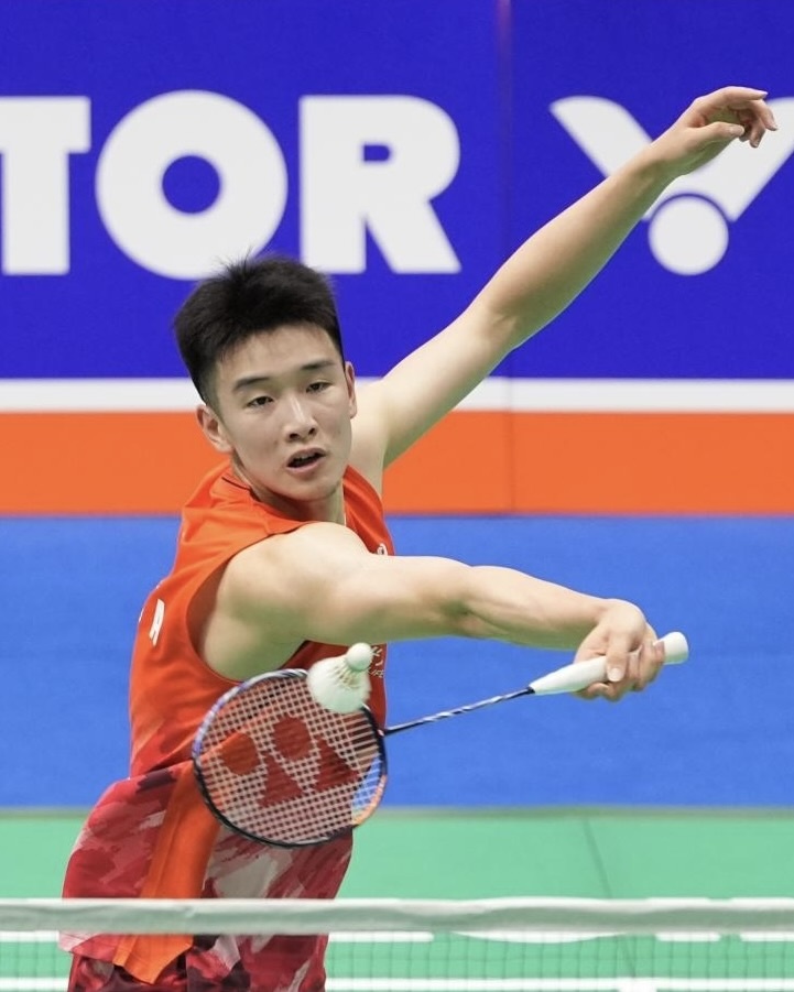 cau long,  nam than,  Shi Yuqi,  Li Shifeng,  Lu Guangzu,  Weng Hongyang. anh 5