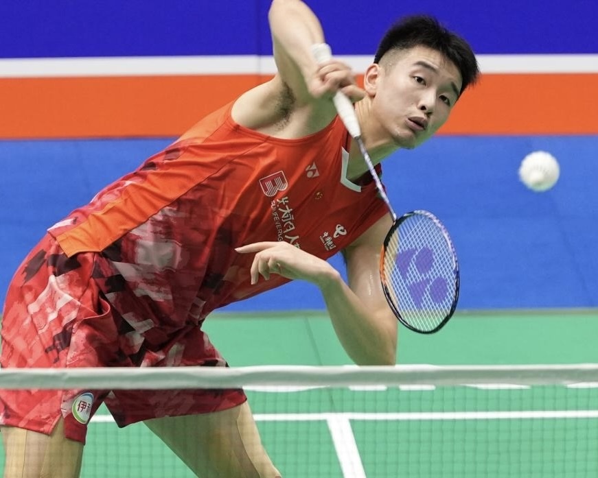 cau long,  nam than,  Shi Yuqi,  Li Shifeng,  Lu Guangzu,  Weng Hongyang. anh 7