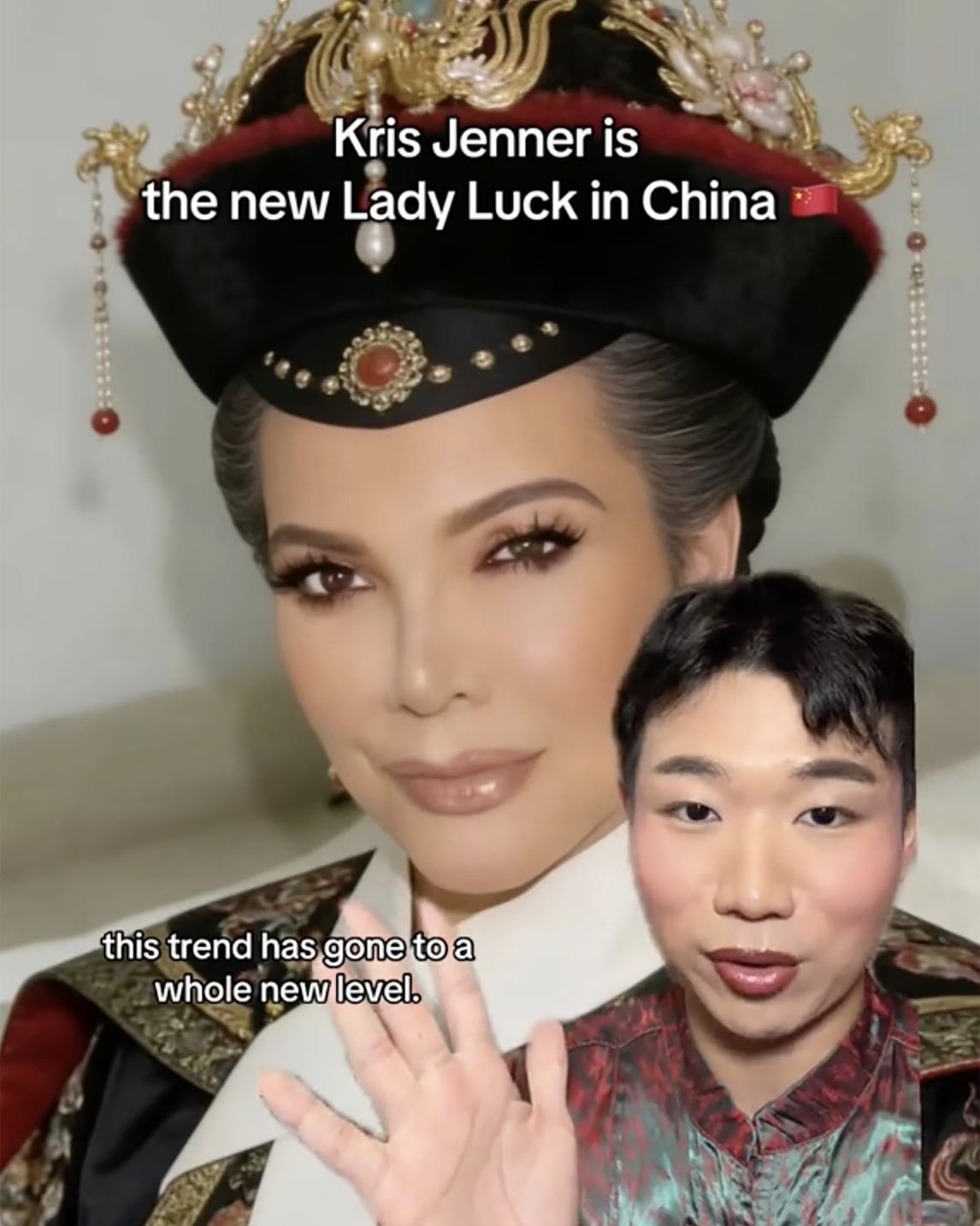 Kris Jenner,  trung quoc,  gen z,  cau may anh 1
