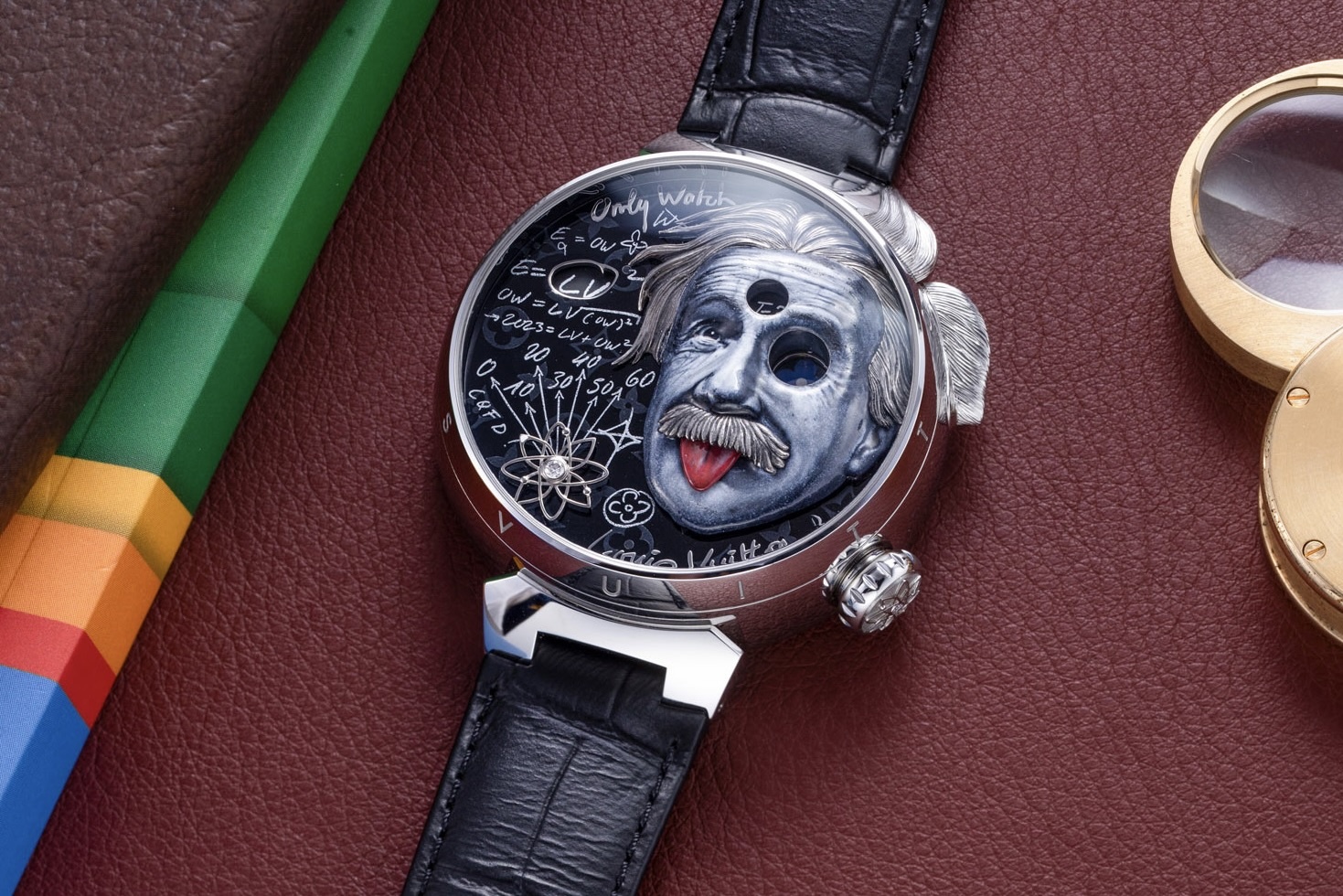 Dong ho,  xa xi,  Bernard Arnault,  Einstein,  Tambour,  Albert Einstein anh 4