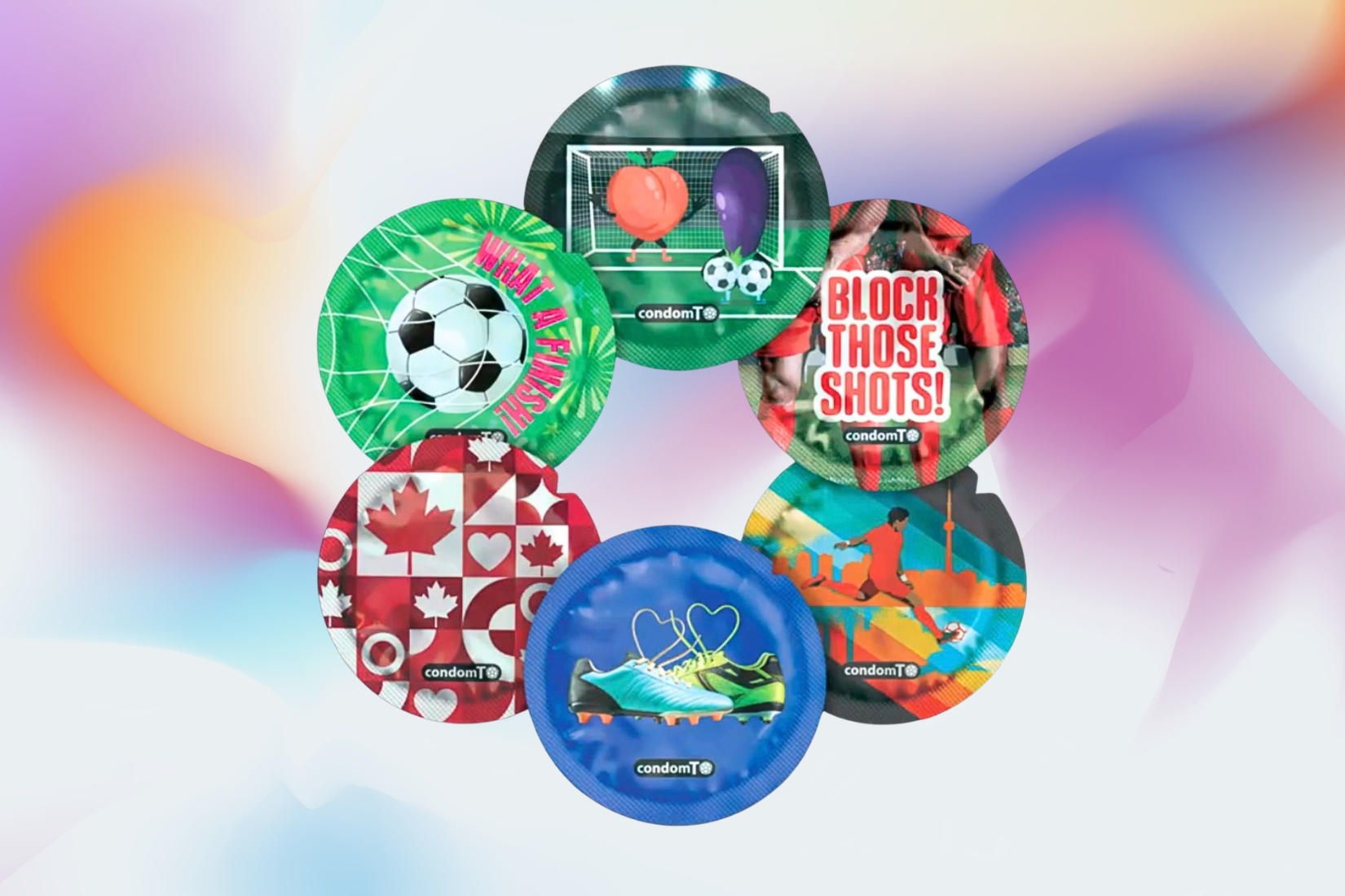 Mot thanh pho phat mien phi bao cao su dip World Cup hinh anh