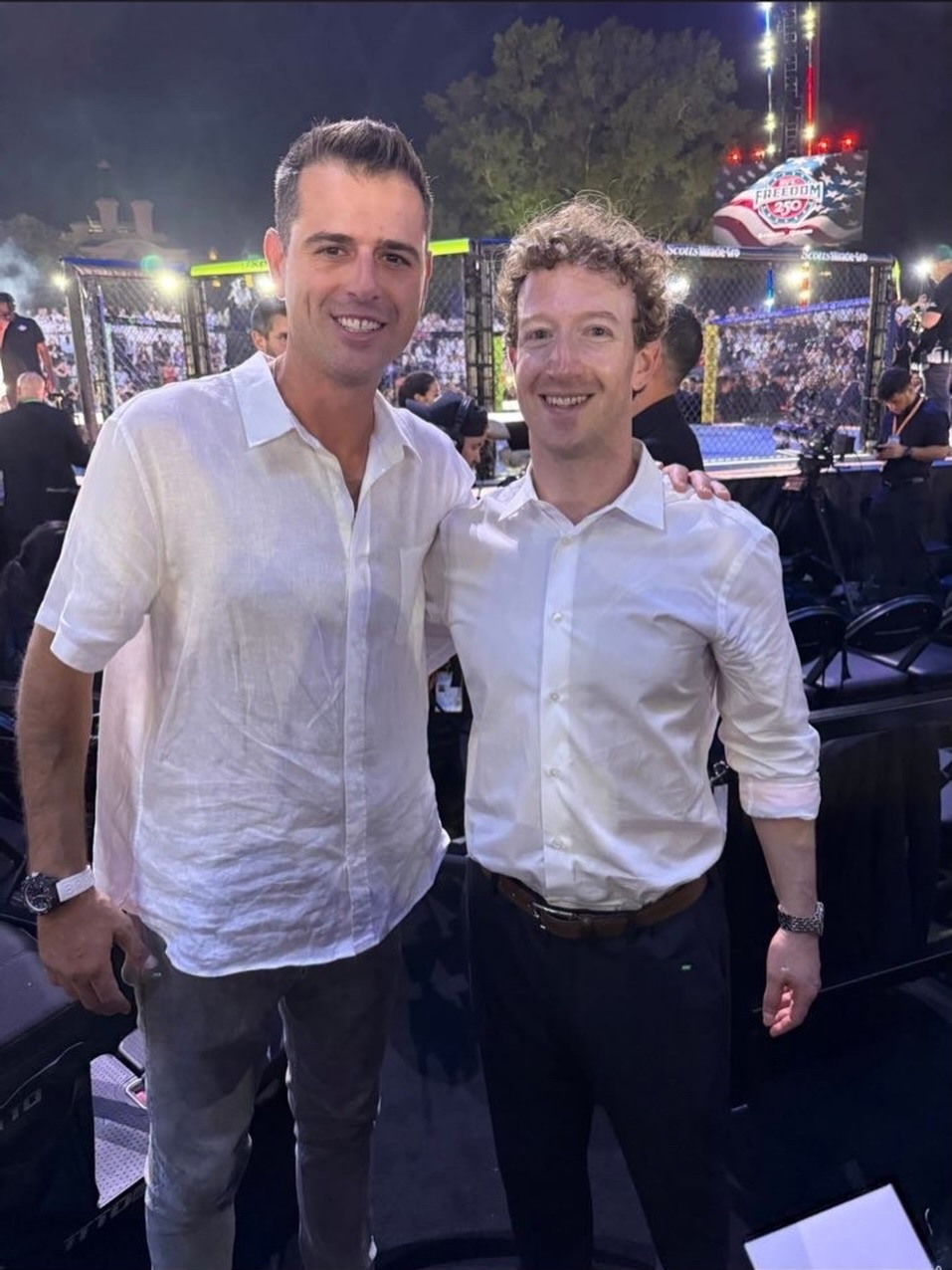 Mark Zuckerberg,  dong ho,  sinh,  Donald Trump,  UFC Freedom 250,  F.P. Journe anh 2
