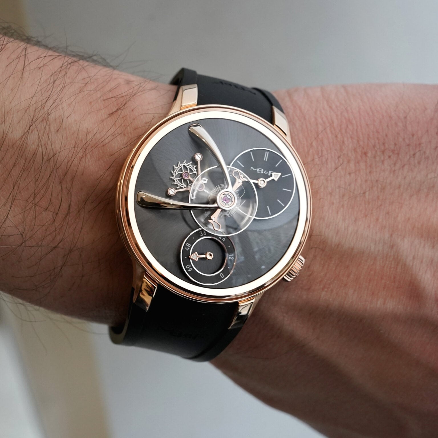 Dong ho,  The Face in Time,  mat so,  Greubel Forsey anh 3