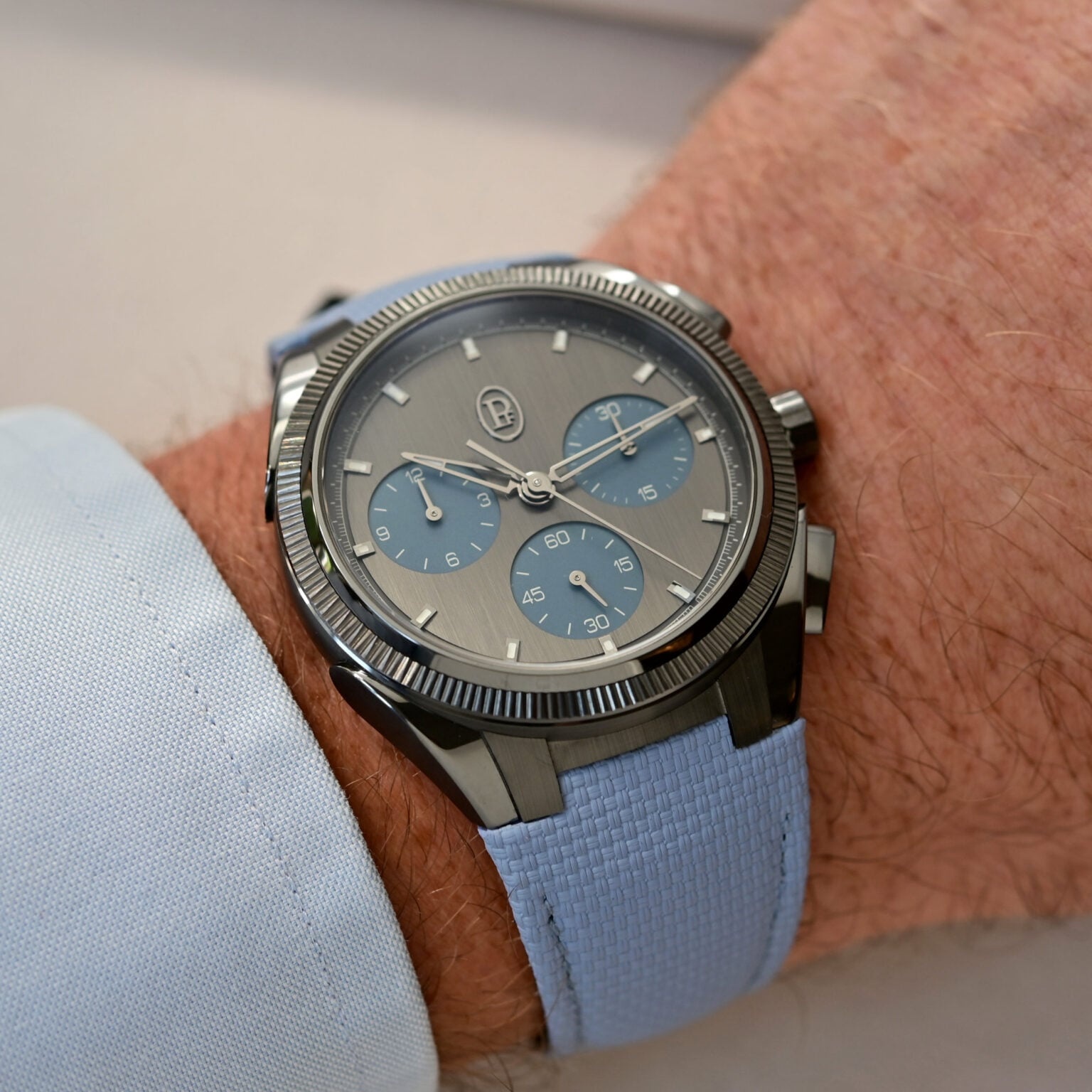 Dong ho,  The Face in Time,  mat so,  Greubel Forsey anh 6