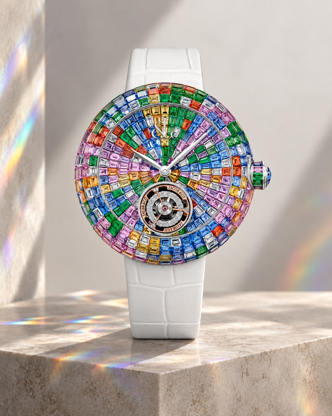 đồng hồ, Jacob & Co., kim cương, flying tourbillon, Geneva Watch Days, ảnh 5 đồng hồ, Jacob & Co., kim cương, flying tourbillon, Geneva Watch Days, ảnh 5