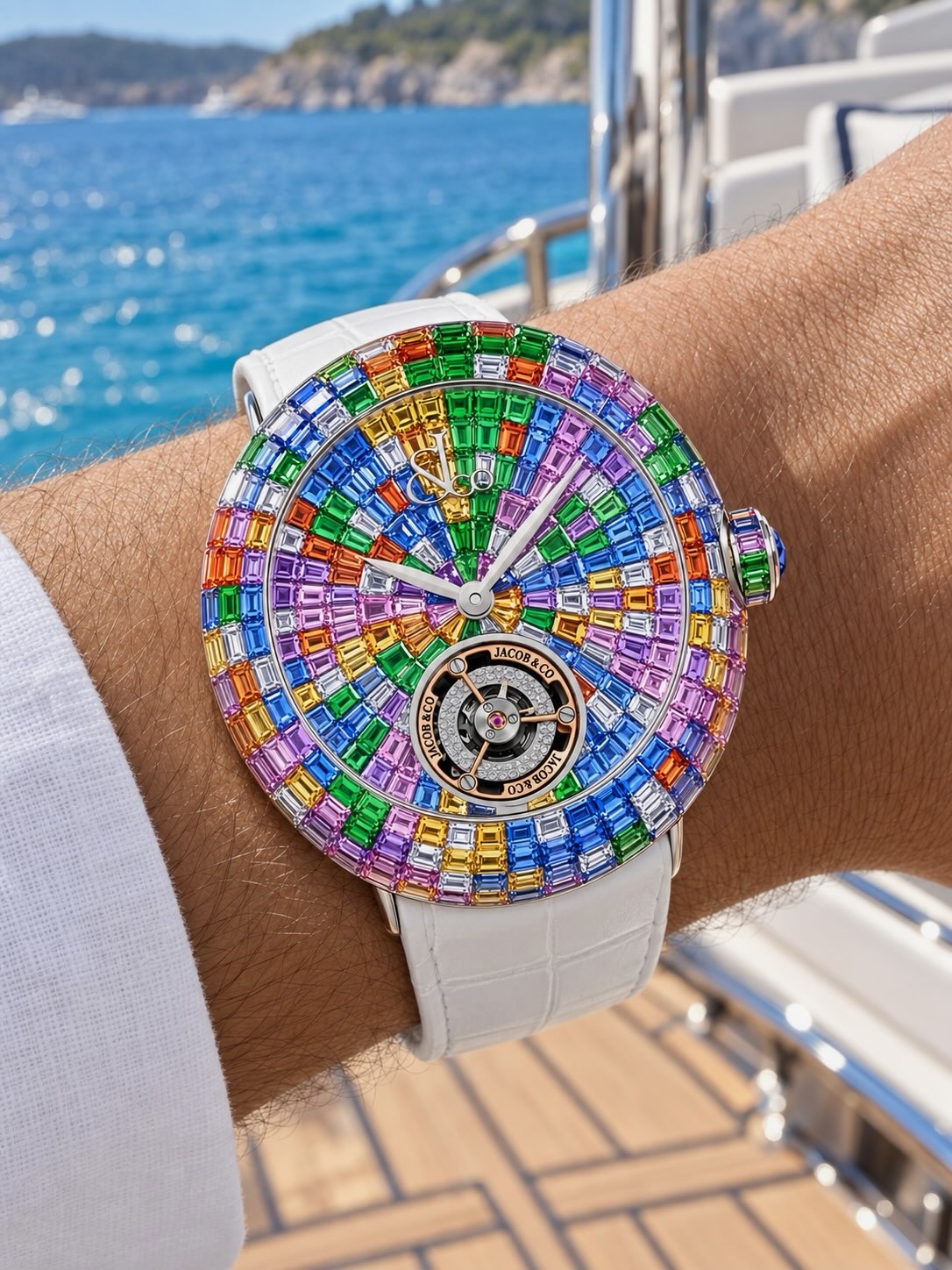 đồng hồ, Jacob & Co., kim cương, flying tourbillon, Geneva Watch Days, ảnh 6 đồng hồ, Jacob & Co., kim cương, flying tourbillon, Geneva Watch Days, ảnh 6