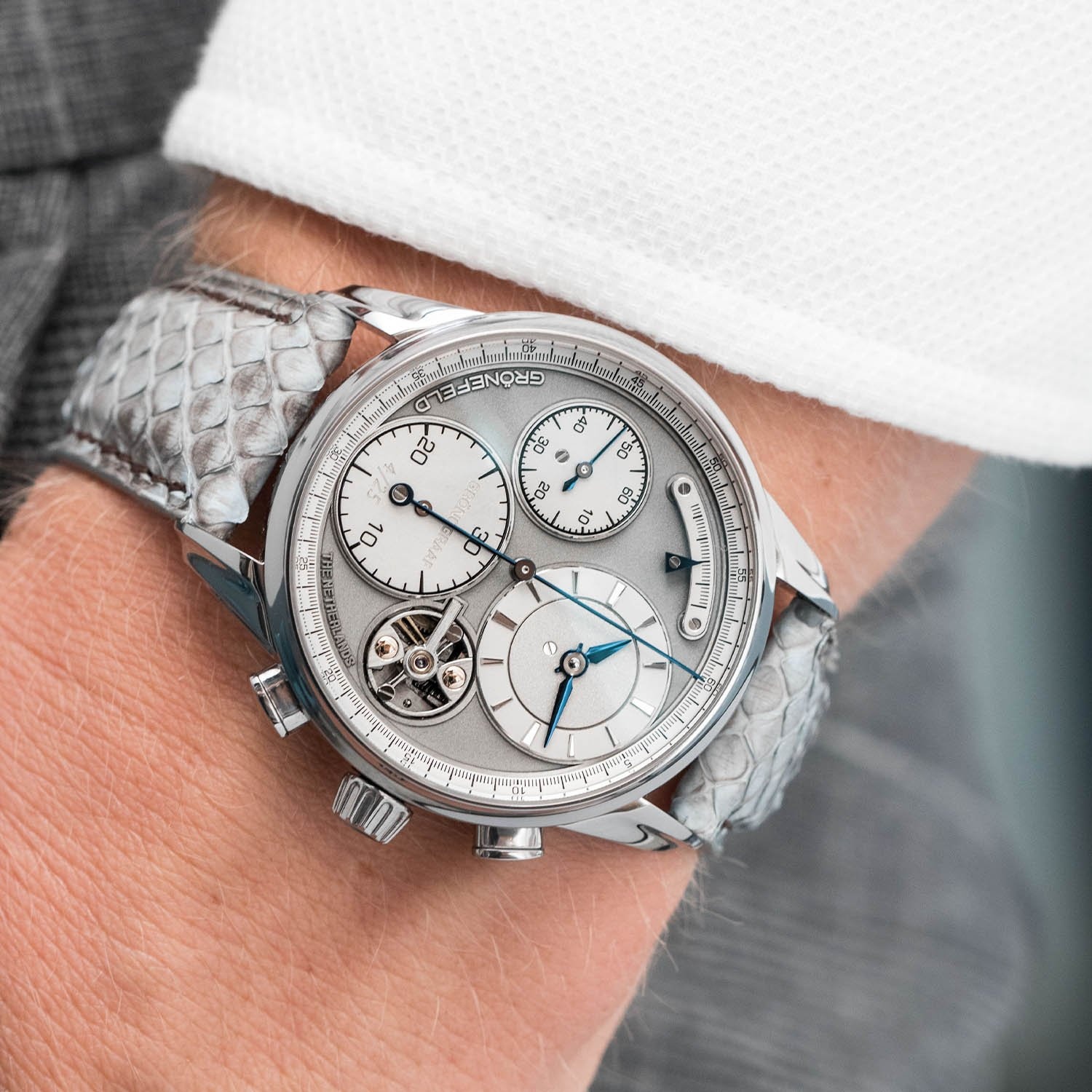 đồng hồ,  Mark Zuckerberg,  meta,  CEO Meta,  H. Moser & Cie.,  Gr&ouml;nefeld,  Voutilainen ảnh 6
