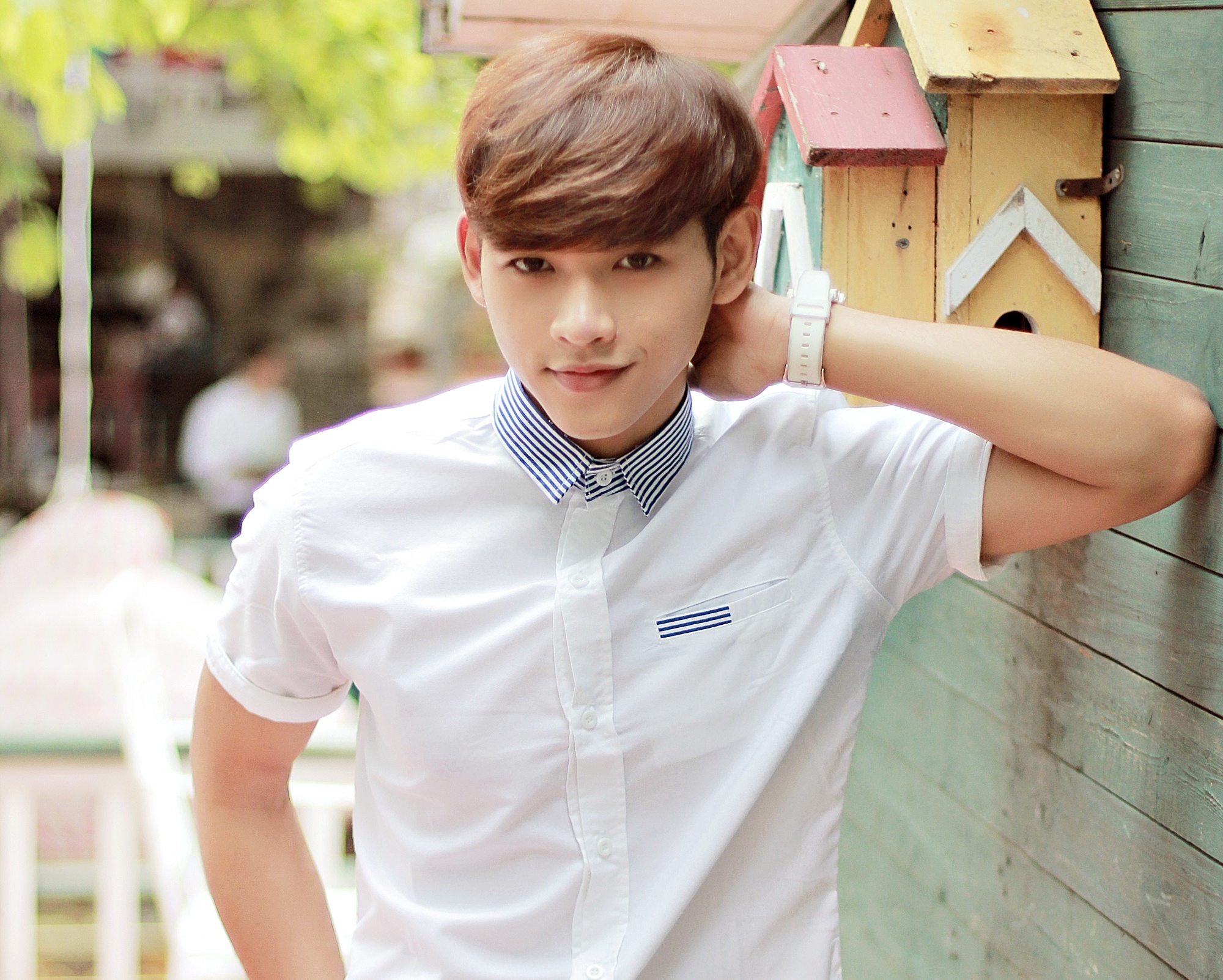 Dien so mi trang cho ngay dau nam hoc day nang hinh anh