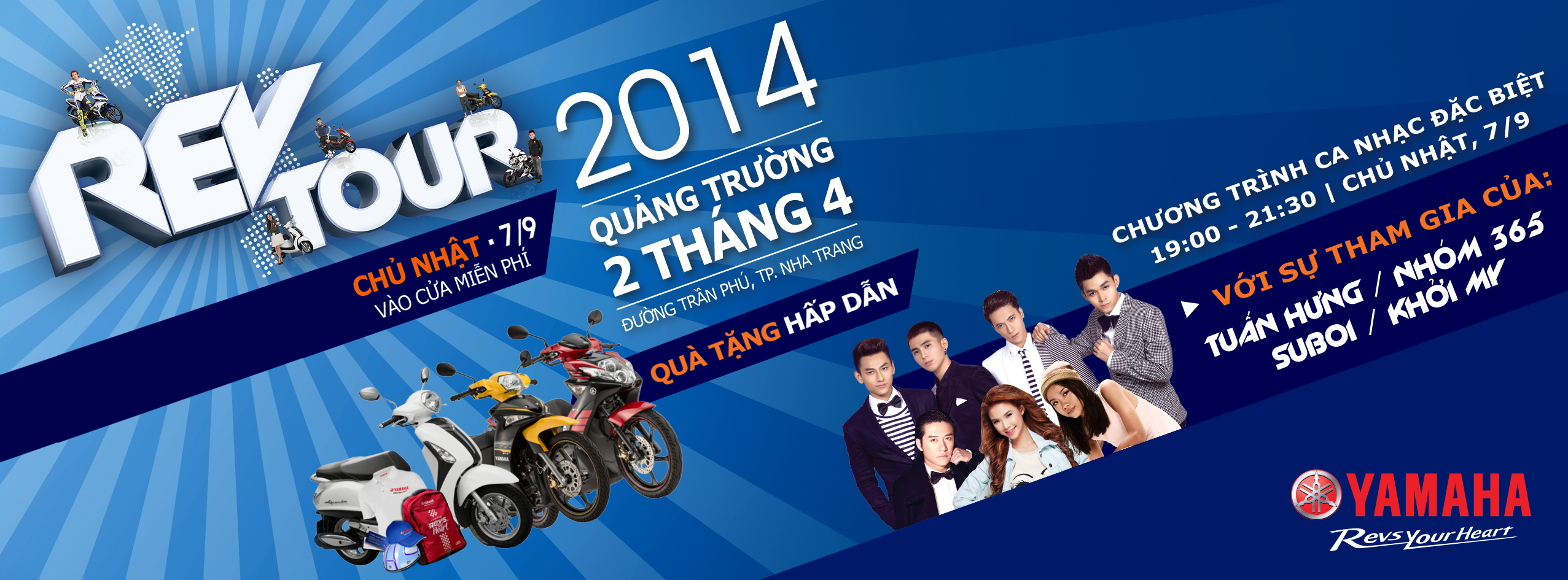 Mua he ruc lua cung Yamaha Rev Tour hinh anh
