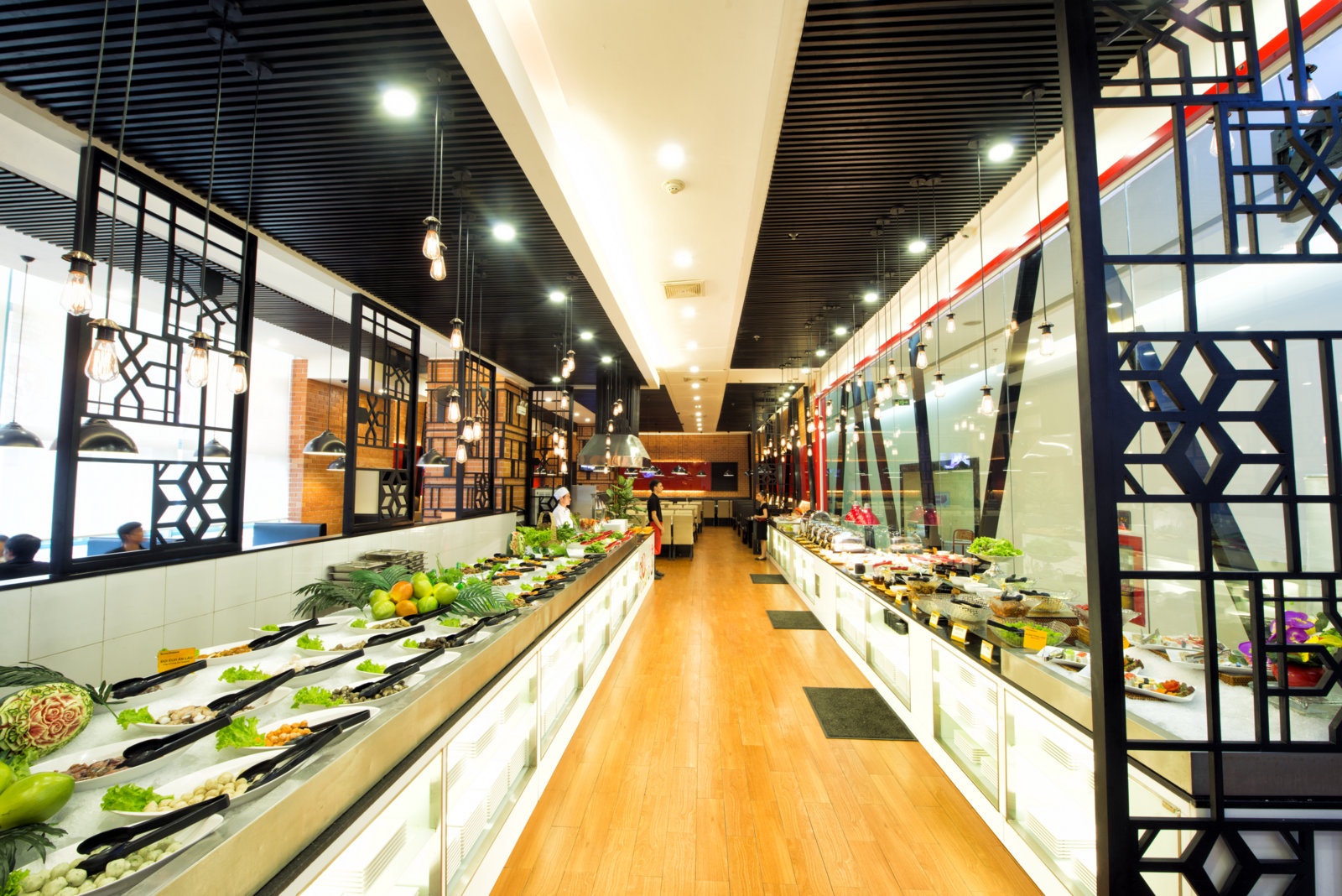 Den Seoul Garden an lau, nuong quoc te hinh anh