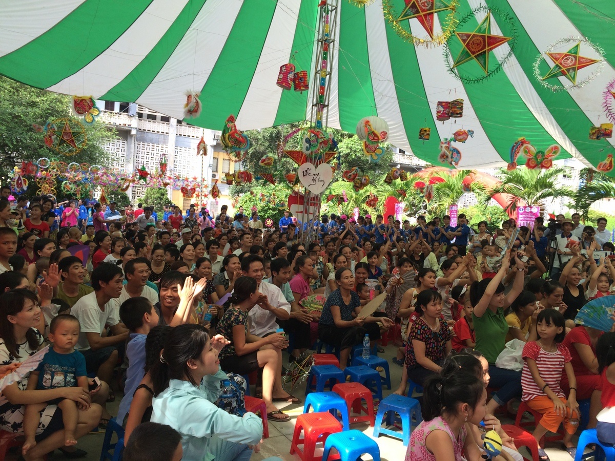 Chương trình đã mang đến niềm vui cho các bé nhân dịp Trung thu.