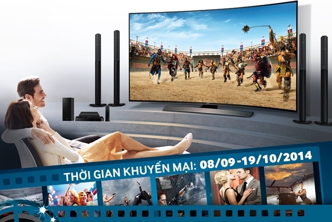 Noi dung giai tri chuan Ultra-HD tren TV UHD man hinh cong hinh anh