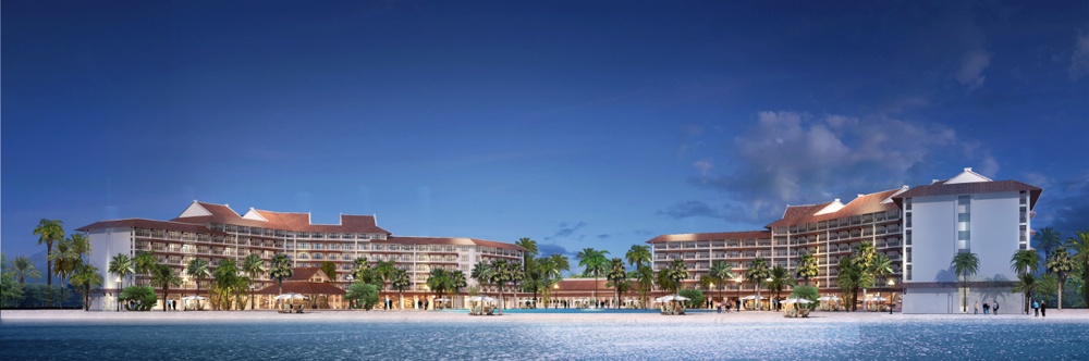 Phối cảnh 3D Vinpearl - Phú Quốc địa điểm tổ chức đêm chung kết HHVN 2014.