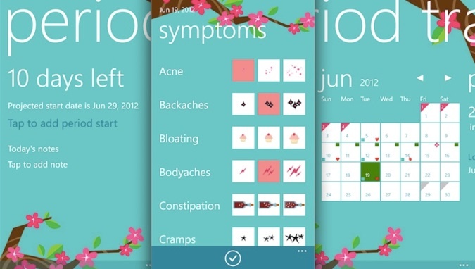 Ứng dụng bỏ túi cho các bạn nữ.