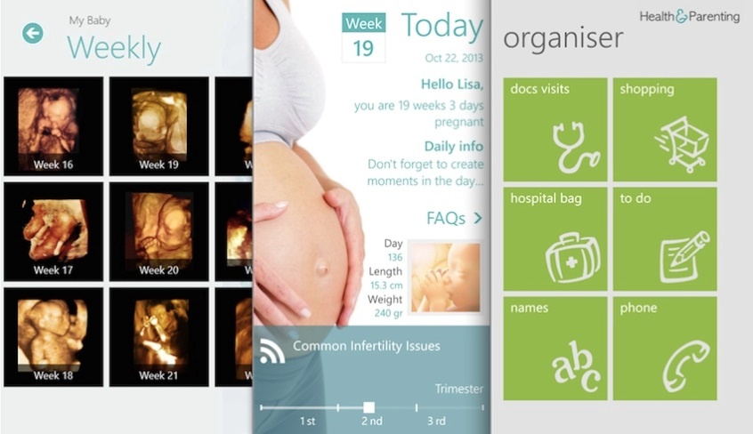 Những bức ảnh đầu tiên của con trong bụng mẹ cũng sẽ được lưu lại.
