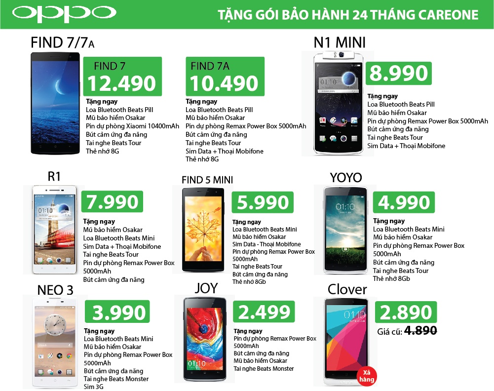 Mua dien thoai OPPO, gianh co hoi trung dien thoai OPPO hinh anh