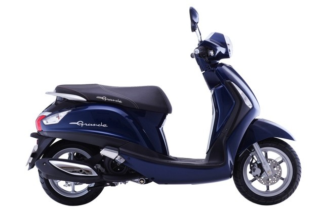 Thế hệ động cơ mới đem tới sự nhẹ nhàng, êm ái khi vận hành cho Yamaha Grande.