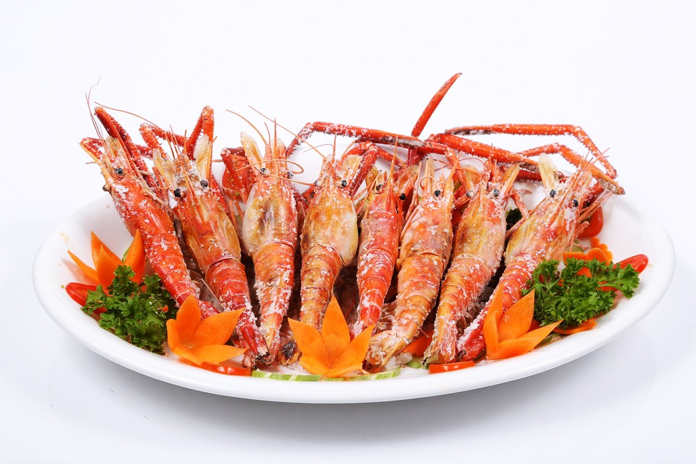 Gian di vi tom cang baby nuong muoi hong hinh anh