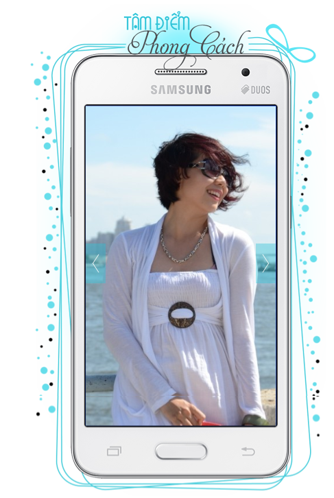 Cô nàng Thanh Trúc xinh tươi trong sắc trắng tinh khôi.