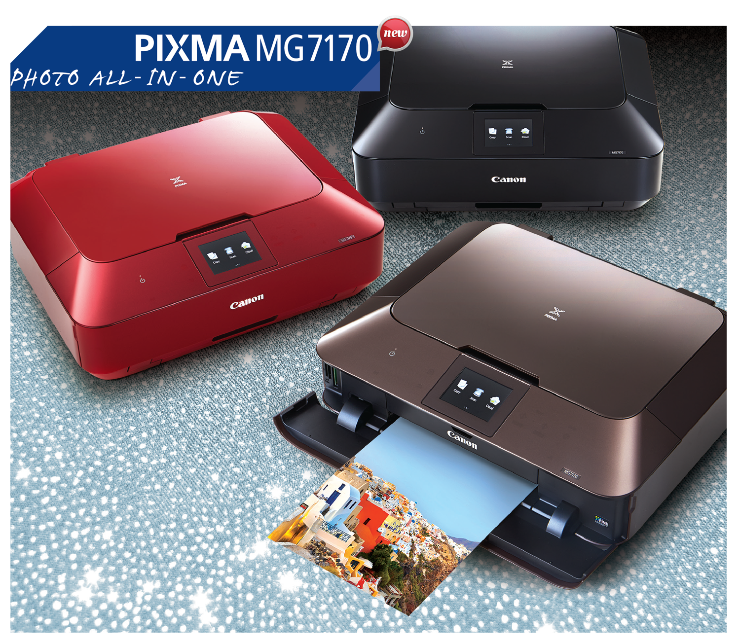 Dòng máy in Pixma MG series luôn có nhiều màu sắc đa dạng kết hợp với công nghệ tiên tiến.