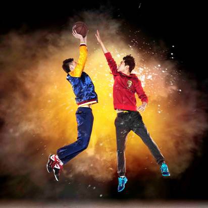 Nang dong cung thoi trang the thao sac mau hinh anh