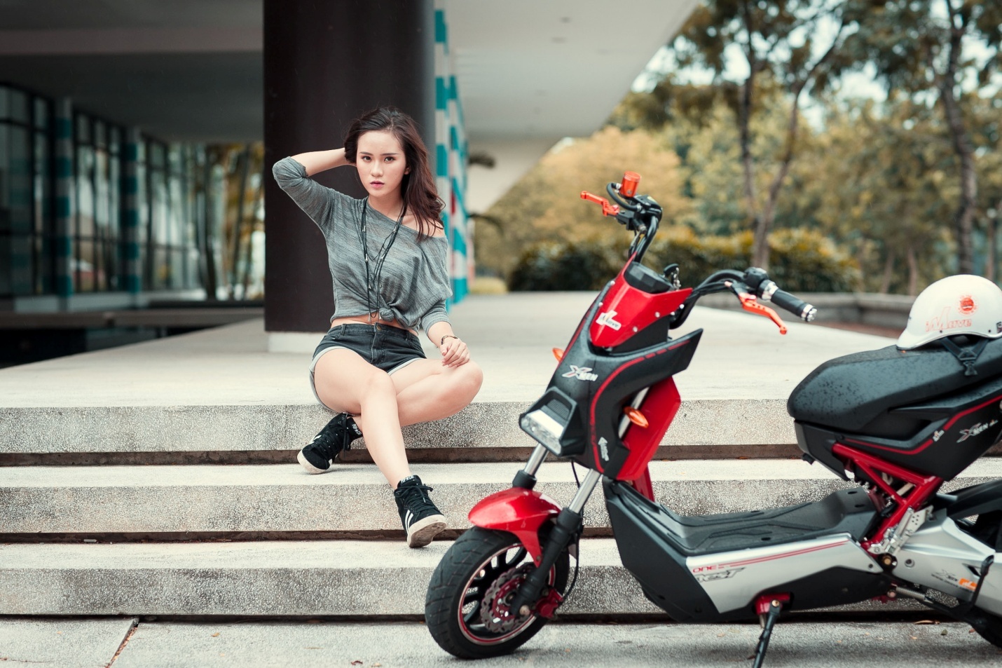 Là dòng xe điện mang vẻ ngoài thời trang, nổi bật và sành điệu, iMove X-men được khách hàng trẻ yêu thích.