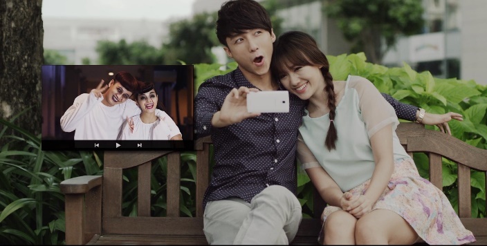 Sự xuất hiện ngắn ngủi của Phạm Quỳnh Anh và Ngô Kiến Huy tăng thêm sức hút cho clip.