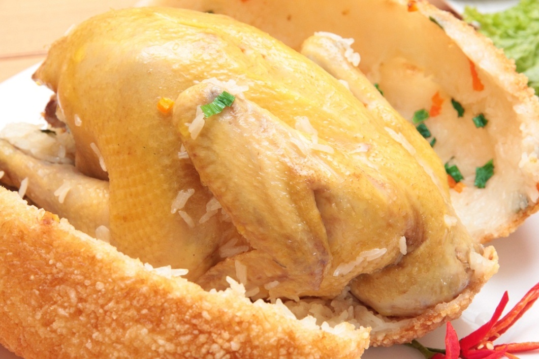 Gà bó xôi truyền thống của Flyfood.