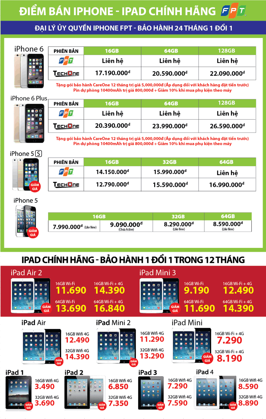Dat mua iPhone 6 FPT nhan goi khuyen mai lon hinh anh