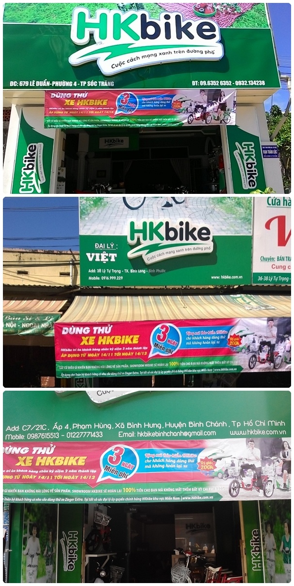 Các showroom khu vực phía Nam đã sẵn sàng cho chương trình.