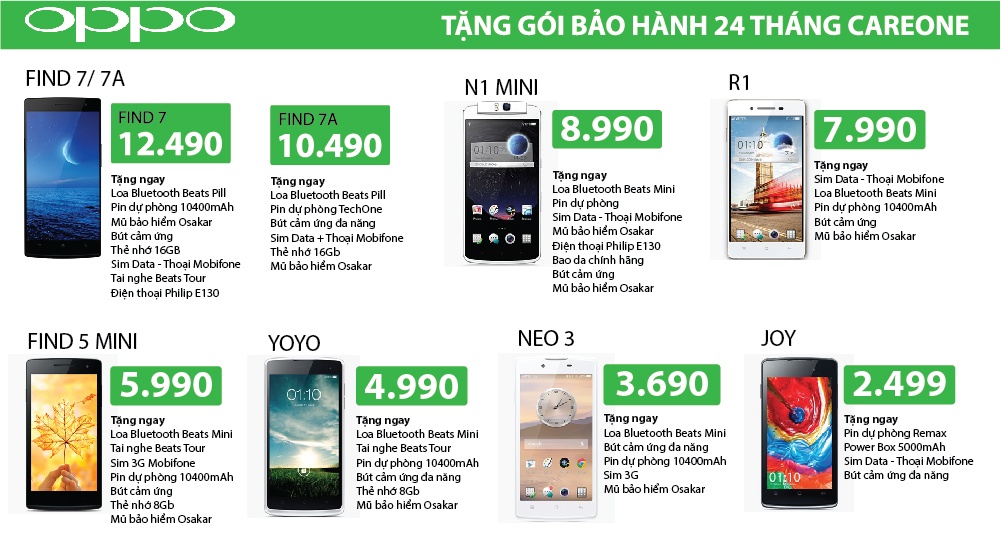 Co hoi mua OPPO trung dien thoai OPPO hinh anh