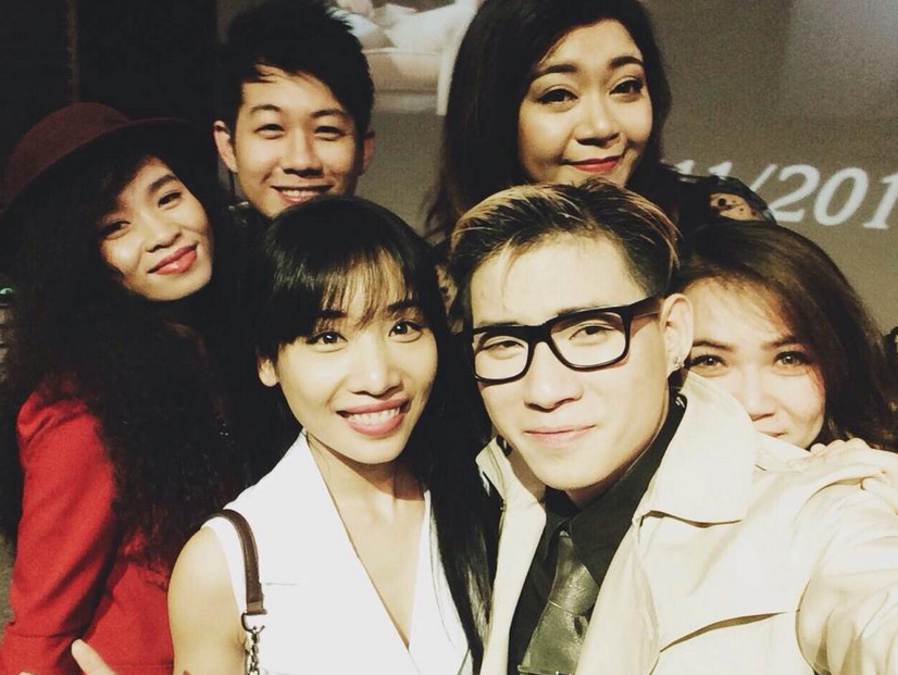 Duc Thuan The Voice ru Dong Lan, Trong Khuong chup anh wefie hinh anh