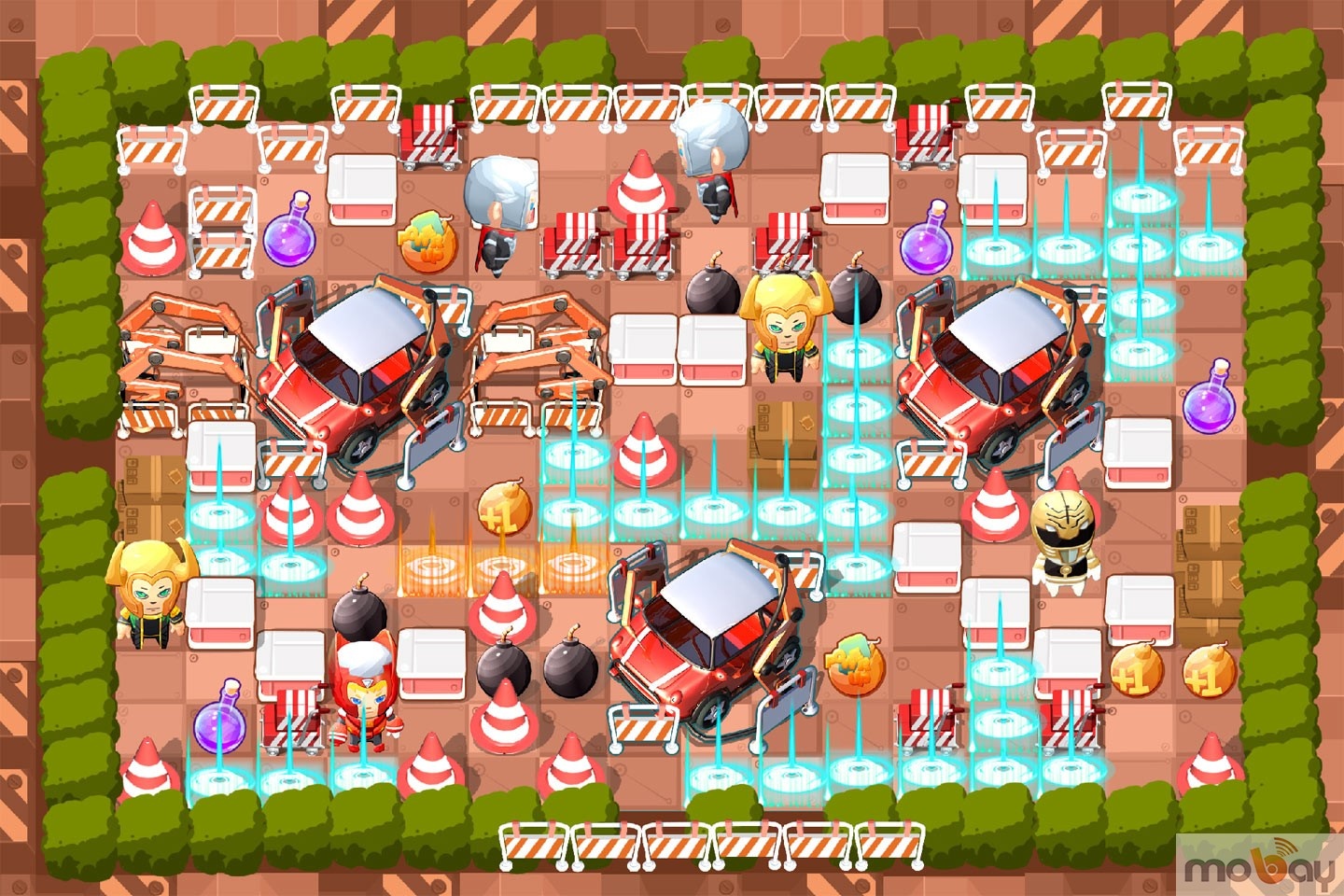 Đồ họa 3D đẹp mắt.