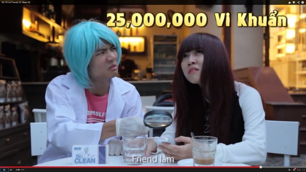 Huy JOo hài hước trong clip chỉ trích lối sống ảo.