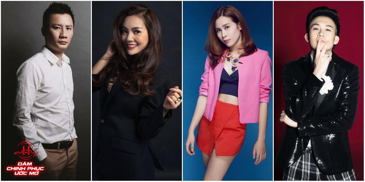 Ban giám khảo là những gương mặt nổi tiếng với gu âm nhạc chất lượng.